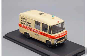 MERCEDES-BENZ L408 VAN RETTUGSWAGEN O.N.S., beige