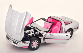 CHEVROLET Corvette C4 Barbie (1986), silver pink