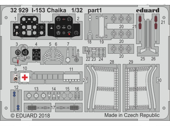 Фототравление для I-153 Chaika