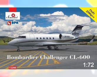 Сборная модель Канадский пассажирский самолет Bombardier Challenger CL-600