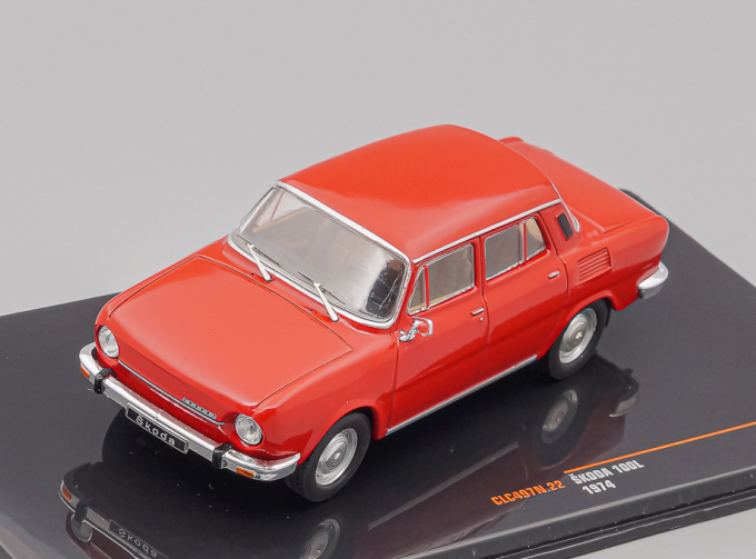 SKODA 100L (1974), red