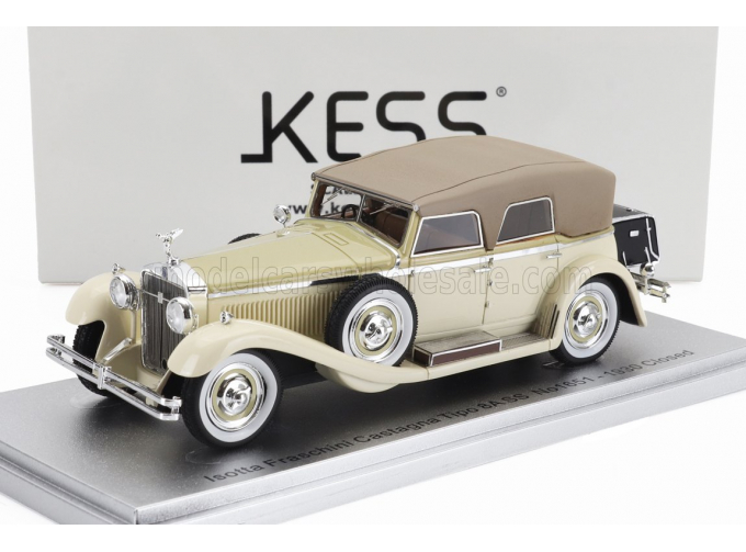 ISOTTA FRASCHINI Tipo 8a Ss Castagna Ch.1651 Cabriolet Closed (1930), 2 Tone Beige