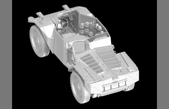 Сборная модель Французский бронеавтомобиль WWII French Armoured Vehicle Panhard 178AMD 35