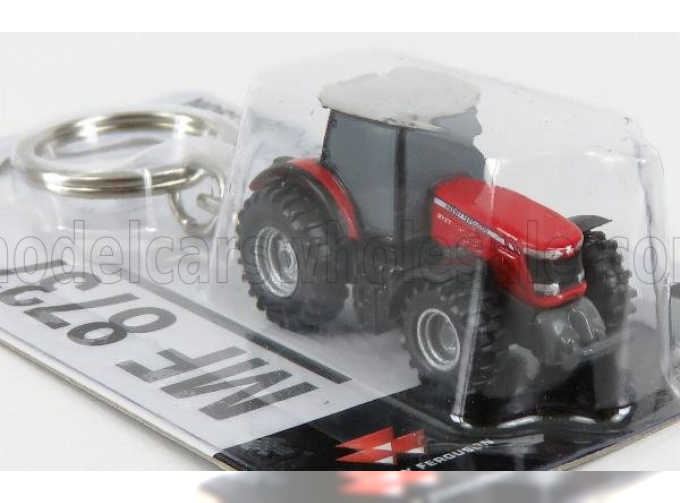 MASSEY FERGUSON Portachiavi - Keyring Mf8737 Tractor (2017), Red Grey