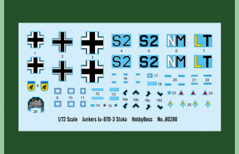 Сборная модель Junkers Ju-87D-3 Stuka Easy Assembly