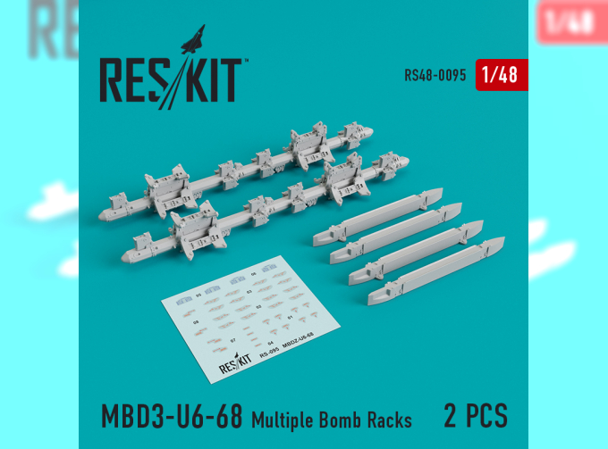 Бомбодержатель MBD3-U6-68 (Су-17, Су-24, Су-30, Су-34, Су-35) (2 шт)