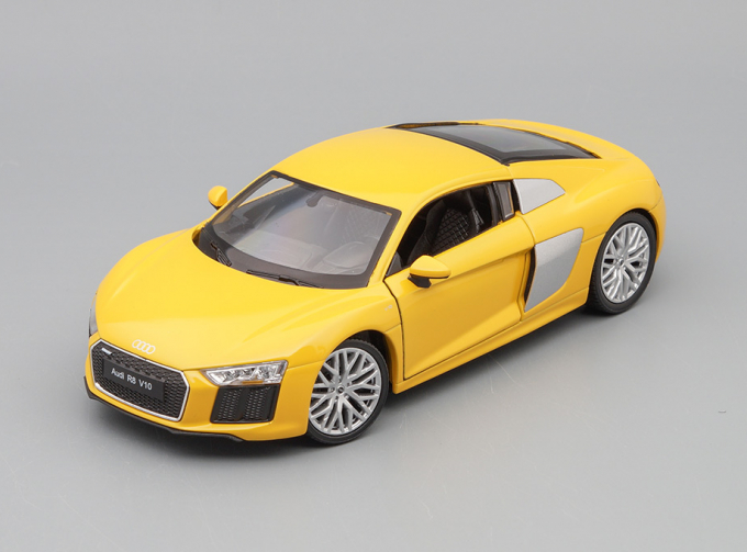 AUDI R8 V10 (2016), yellow