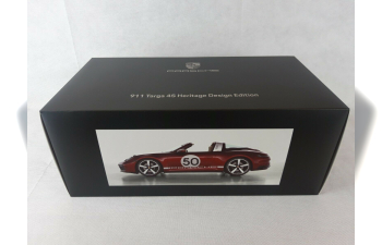 PORSCHE 911 (992) Targa 4S Heritage Design Ed. red