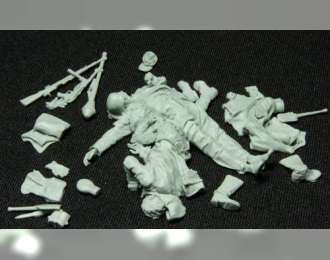 Сборная модель Фигура убитые немецкие солдаты