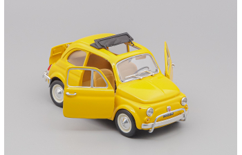 FIAT 500, yellow