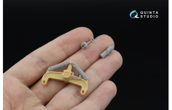 3D Декаль интерьера кабины трактора "Ворошиловец" (Trumpeter) (с 3D-печатными деталями)