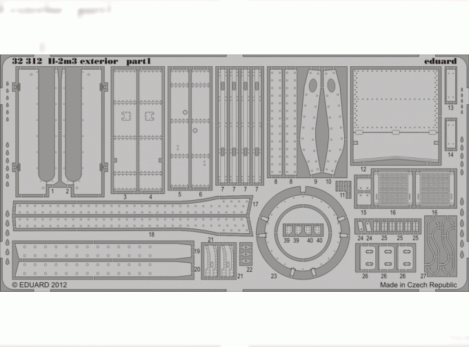 Фототравление для IL-2m3 exterior