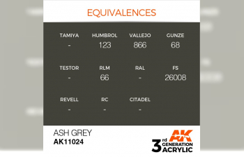 Краска акриловая 3rd Generation Ash Grey 17ml