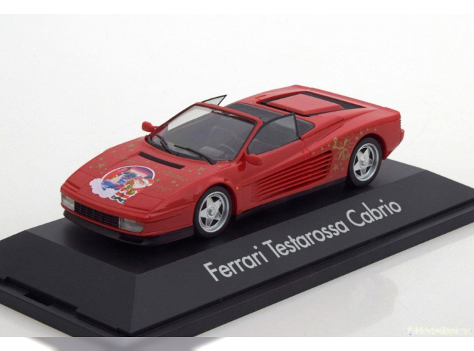 FERRARI Testarossa Cabrio Merry Christmas (1997), red