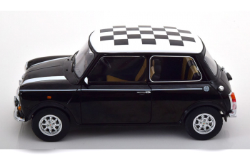 MINI Cooper RHD, black white Chequered Flag