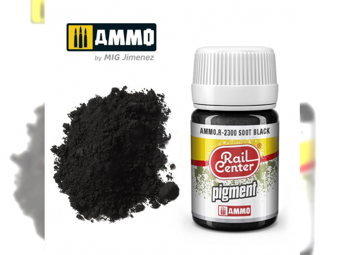 RAIL CENTER Pigment Soot Black, 35 мл