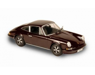 PORSCHE 911S 2.4 Aubergine 1973, braun