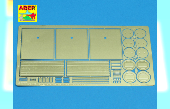 Фототравление для Side fuel tanks and smoke cannisters for T-34 & Is-2