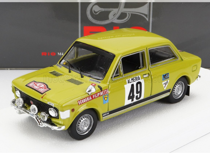 FIAT 128 Rally №49 Rally Montecarlo (1972) P.lier - J.p.frattini, Green