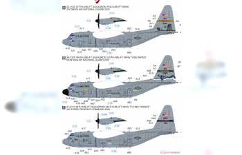 Сборная модель aмериканский военный самолёт Lockheed C-130 Hercules (2 в 1)