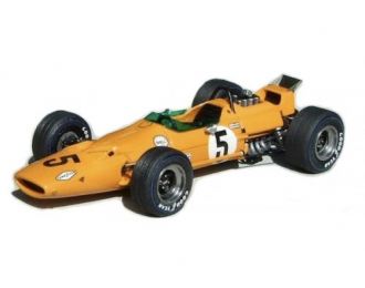 McLAREN M7A 5 ПОБЕДИТЕЛЬ Belgium GP 1968 Bruce McLaren (FI), yellow