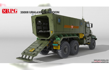 Сборная модель Russian 63095 Typhoon-U 6x6 Mine resistant ambush protected vehicle w/Sagged wheel set x6 PCS