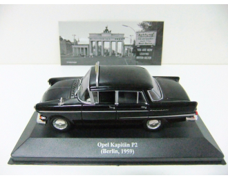 OPEL Kapitän P2 (Berlin, 1959), Collection Les Taxis du monde, black