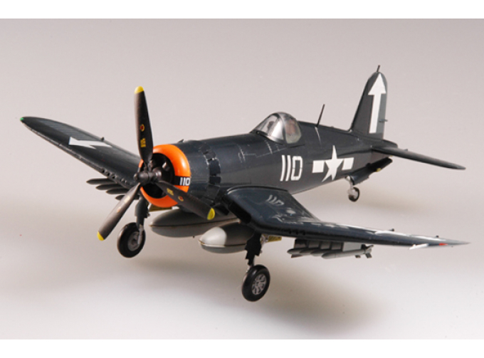 Vought F4U Corsair USN VF-84 Jolly Rogers White 110 USS Bunker Hill 1945