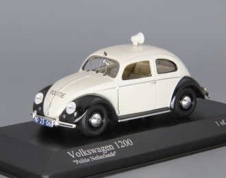 VOLKSWAGEN 1200 Export "Politie Netherlands" (1951), white / black