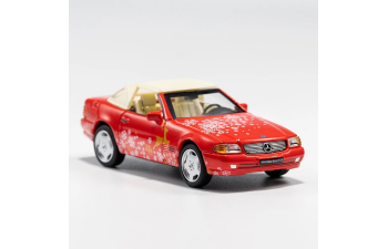 MERCEDES-BENZ SL500 Convertible R129 (1988), red