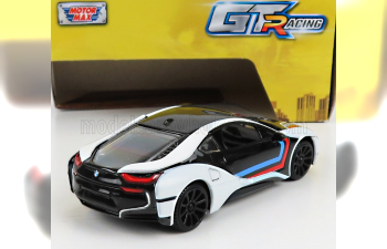 BMW I8 Coupe Gt Racing (2018), White Black Blue Red