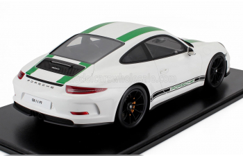 PORSCHE 911 (991) R (2016), white/green