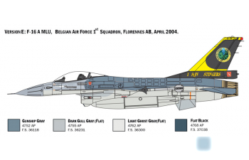 Сборная модель Американский истребитель Lockheed Martin F-16A Fighting Falcon