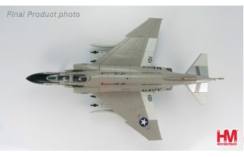 McDonnell Douglas F-4J Phantom II Diecast Model USN VF-31 Tomcatters AC101 Samuel Flynn / William John USS Saratoga Vietnam 1972