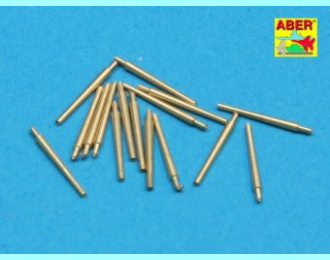 Set of 16 pcs 102 mm Qf Mk.V barrels for Royal Navy ships