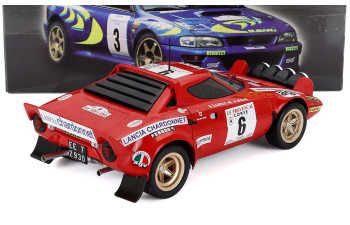 LANCIA Stratos Hf Chardonnet №6 Winner Rally Tour De Corse (1975) B.Darniche - A.Mahe, Red