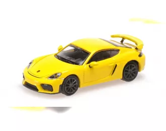PORSCHE 718 Cayman Gt4 (981) (2019), yellow