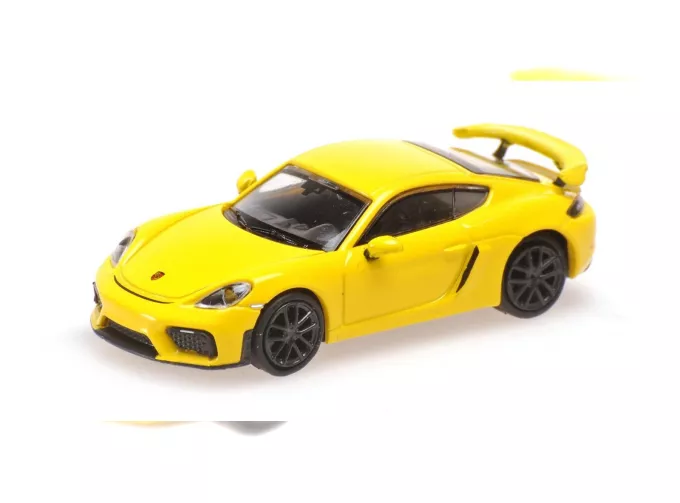 PORSCHE 718 Cayman Gt4 (981) (2019), yellow