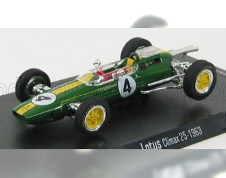 LOTUS F1 Climax 25 N 4 Jim Clark 1963 World Champion, Green Yellow