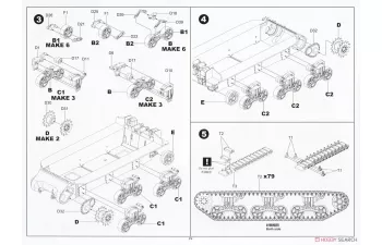 Сборная модель Танк Sherman M4A1 Mid