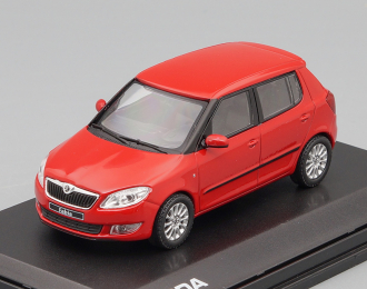 SKODA Fabia II (facelift 2010), red corrida uni