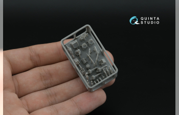 3D Декаль интерьера кабины КрАЗ-6322 (Takom) (с 3D-печатными деталями)