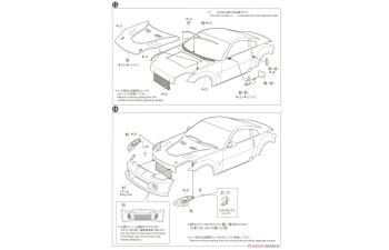 Сборная модель Nissan Fairlady Z'05 Top Secret