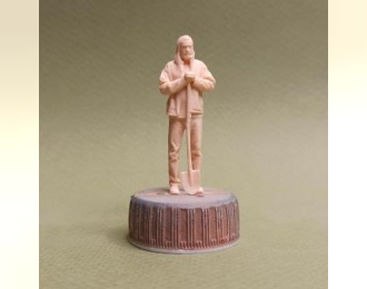 Фигура 0917 Паша с лопатой, неокрашенная