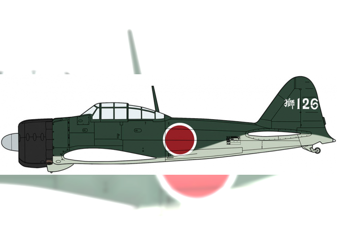 Сборная модель Mitsubishi A6M2b Zero Fighter Type 21 "341st FG"