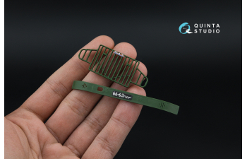 3D Декаль интерьера кабины КрАЗ-255Б (Roden) (с 3D-печатными деталями)