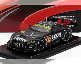 MERCEDES-BENZ Amg Gt3 Evo Team Leon Racing №65 Gt300 Class Super Gt (2025) Naoya Gamou - Togo Sugunami, Matt Black