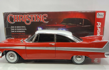 PLYMOUTH Fury Coupe (1958) - Black Windows - Evil Version - Christine La Macchina Infernale, Red White