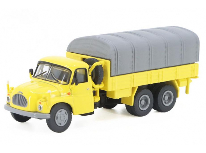TATRA T138 Truck Telonato 3-assi (1959), Yellow Grey