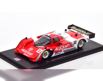 PORSCHE 962C 1989, red / white